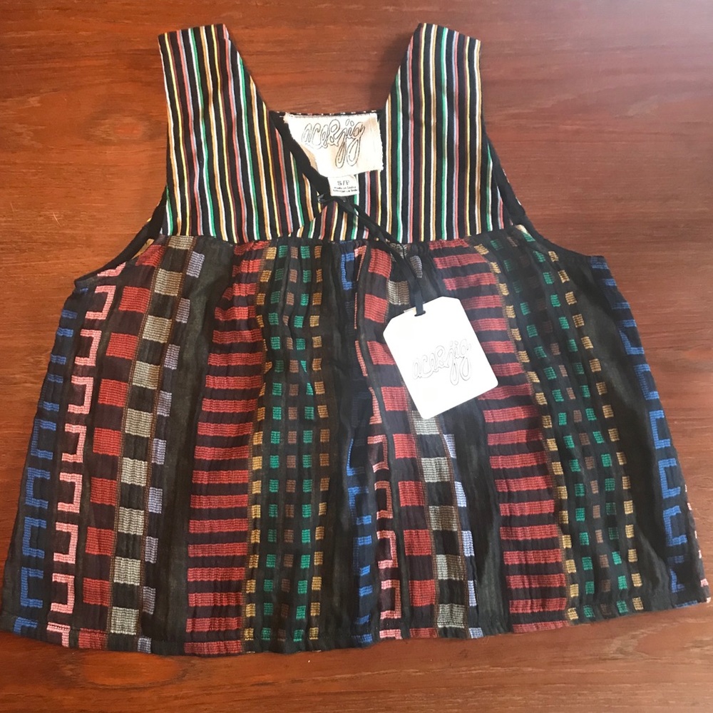 Ace & Jig Dahlia Top Fiesta S NWT